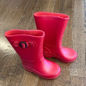 Igor Cherry Red Waterproof Rain Boots